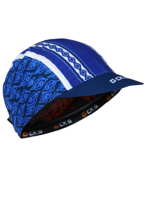 CKS Batik Indonesia Series - Blue White Cycling Cap