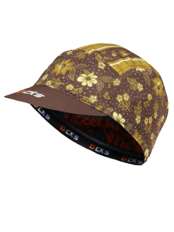 CKS Batik Indonesia Series - Brown Cycling Cap