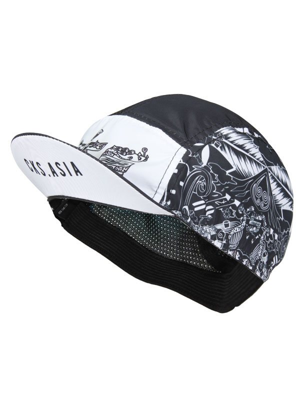 Hats-39-1.jpg CKS Doodle Cycling Cap - Black White