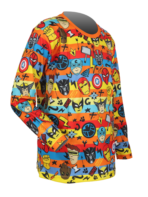 Jersey-1-4.png Jersey Anak Super Hero Marvel Orange Lucu Terlaris