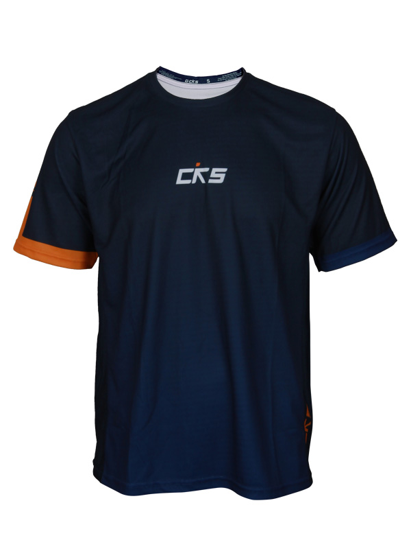 Jersey-12-1.jpg Running Short Jersey Blue Strip Orenge