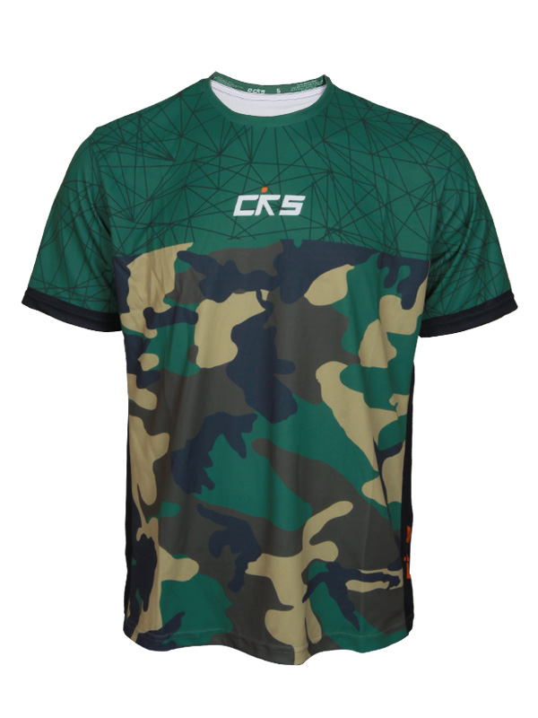 Running Short Jersey Army