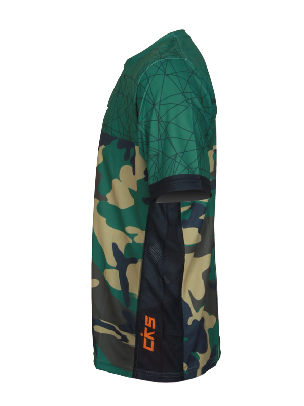 Running Short Jersey Army