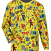 Jersey-2-1.png Jersey Anak motif Lucu Doodle Kuning Super Hero