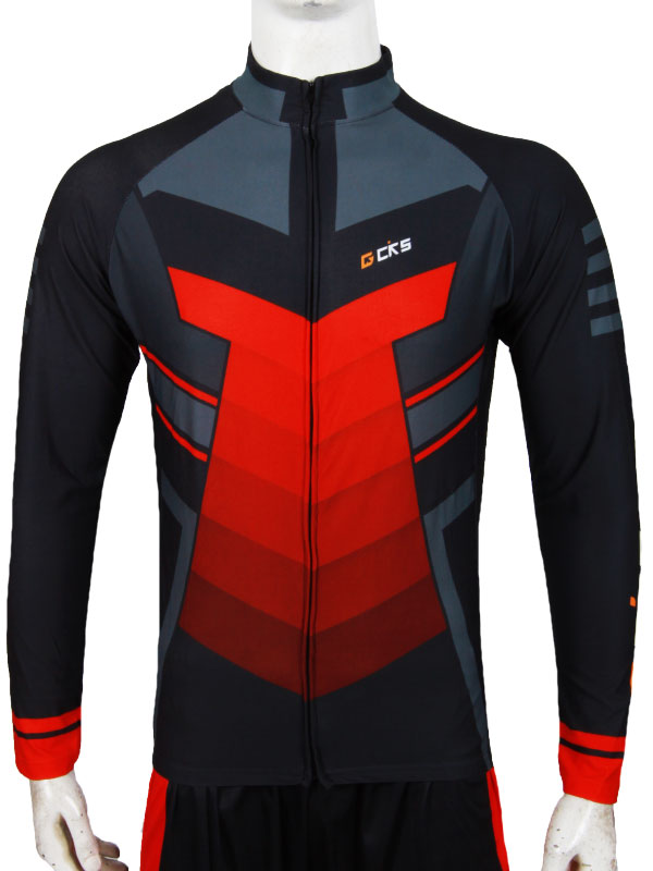 Long CKS Roadbike Black - Red