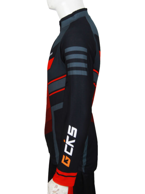 Long CKS Roadbike Black - Red