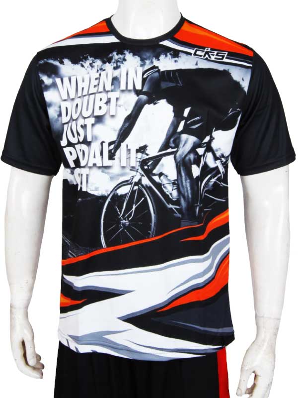 Jersey CKS Just Pedal It - Black