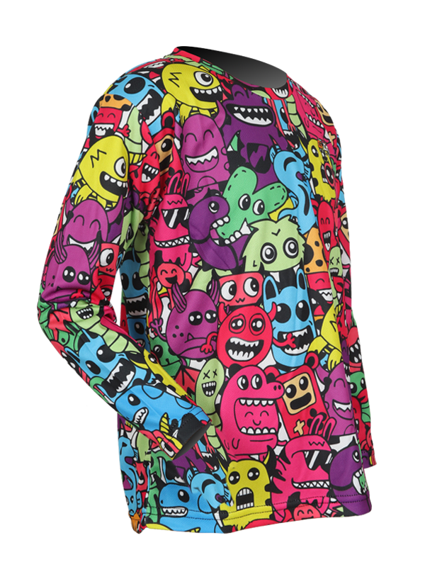 Jersey-4-2.png Jersey Olahraga Anak Motif Doodle Monster Lucu ter