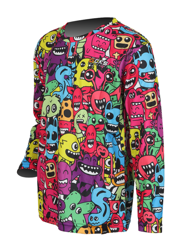 Jersey-4-3.png Jersey Olahraga Anak Motif Doodle Monster Lucu ter