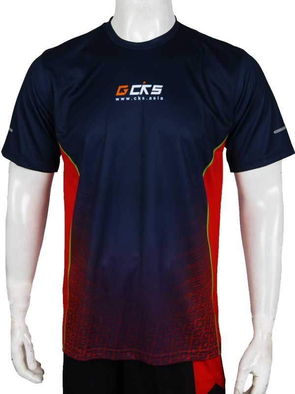CKS Short Running Jersey Navy - Red