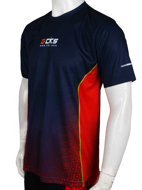 CKS Short Running Jersey Navy - Red