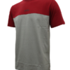 Tshirt CKS Maroon with Grey