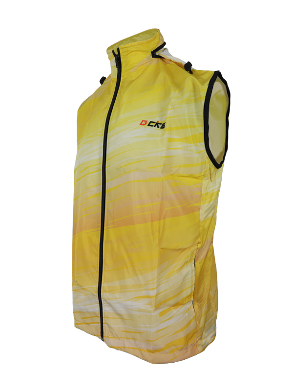 Vest Yellow Gradation White 3 Vest CKS Yellow Gradation White