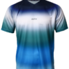 CKS Blue Gradient Wave-Short Sleeves